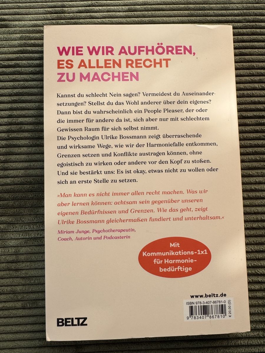 Bücher: People Pleasing  – Gebraucht aus Dübendorf von Mavobu 1