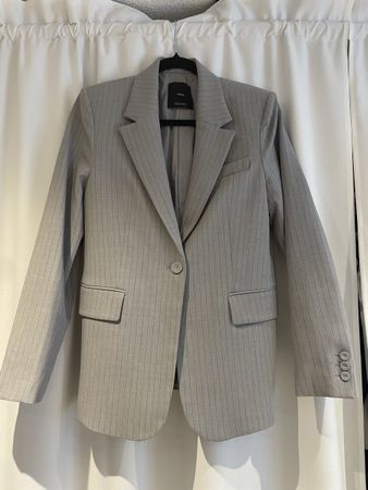 MNG Blazer & Hose grau streifig neu