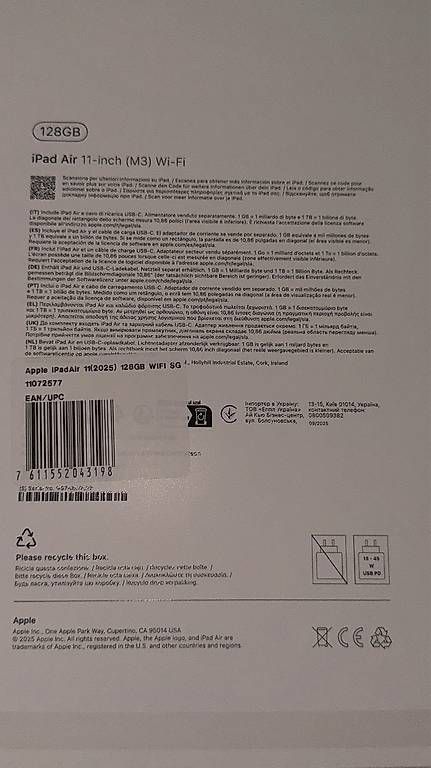 Apple Tablet PC: Apple ipad Air – Nuovo e nell'imballaggio originale da Ostermundigen venduto da mel_kfp9 3