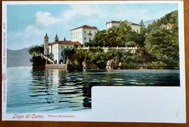 Lago di Como - Punta Balbianello - Lombardie. Carte ancienne