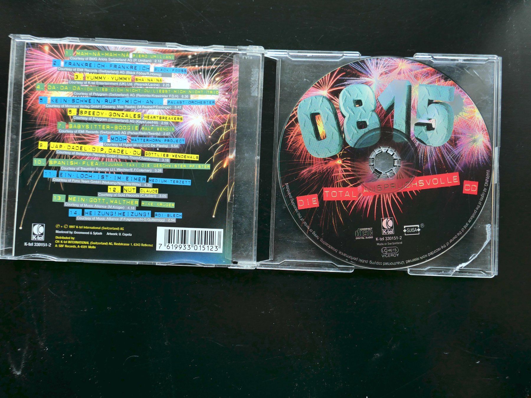 CD: CD 0815 Die total anspruchsvolle CD, Sampler P 1997 – Usato da Bern venduto da Balzamico 1