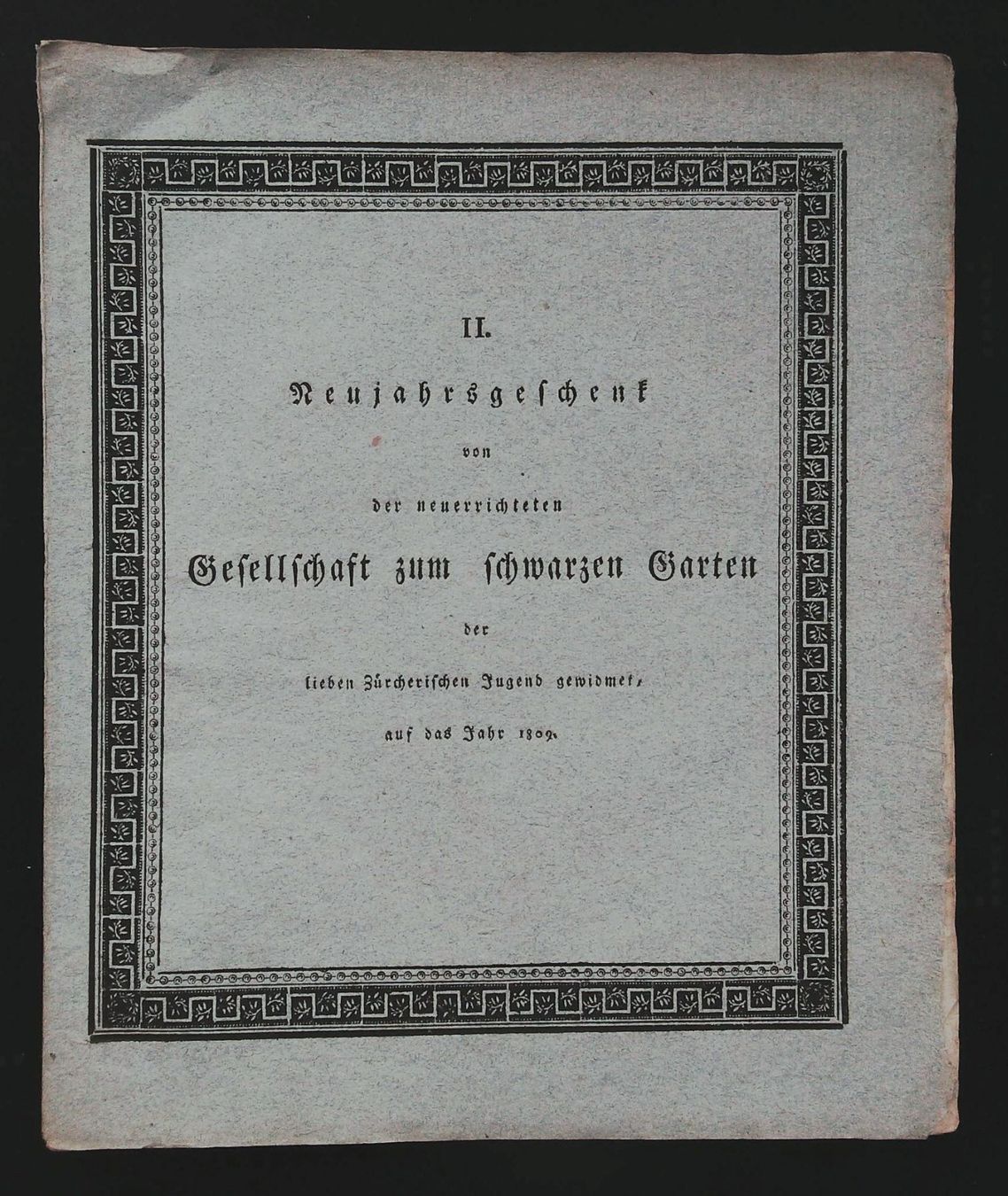 Incisioni: Baden Neujahrsblatt 1809 mit Ansicht – Usato da Rafz venduto da Helvet32 2