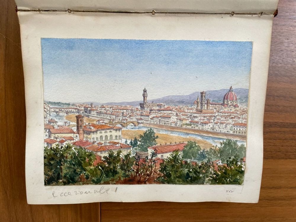 Livres: Unikat Antik Buch einmalige Aquarelle – D'occasion à Zürich par donra 4