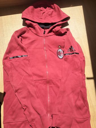 Adidas AC Milan Kapuzenjacke Reissverschluss