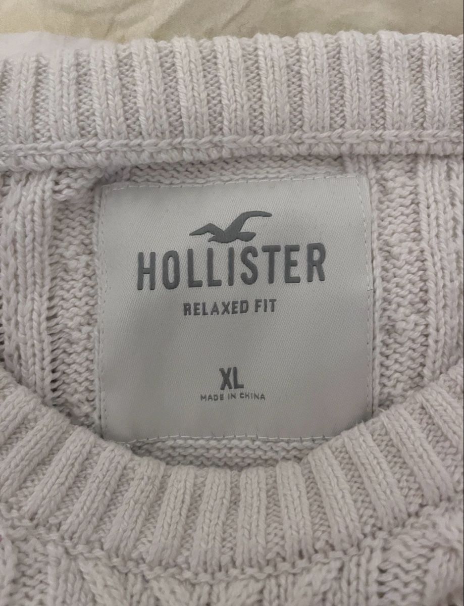 Hollister Pullover & Sweatshirts: Strickpullover weiss – Gebraucht aus Basel von guguu2012 2