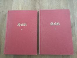 HEIDI Bildband 1 & 2 antik Jahr 1944/1946