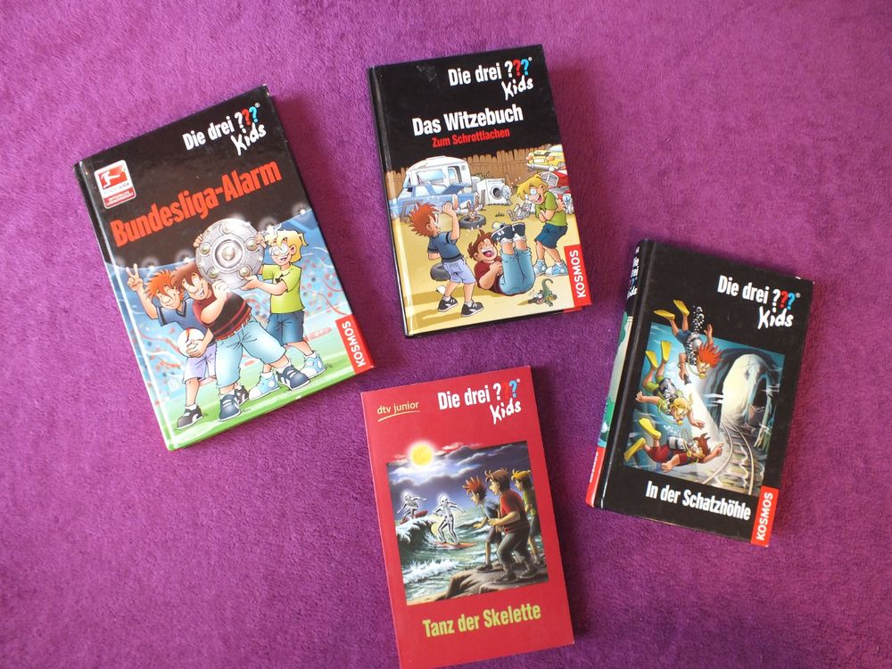 Die drei ??? ( Fragezeichen ) Kids - 4er Bücher Set (Gebraucht) in ...