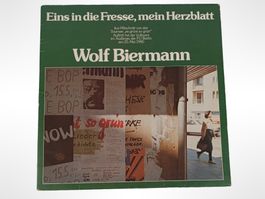 Vinyl WOLF BIERMANN Eins in die Fresse