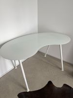 Ikea Bürotisch / Schreibtisch weiss Glasplatte