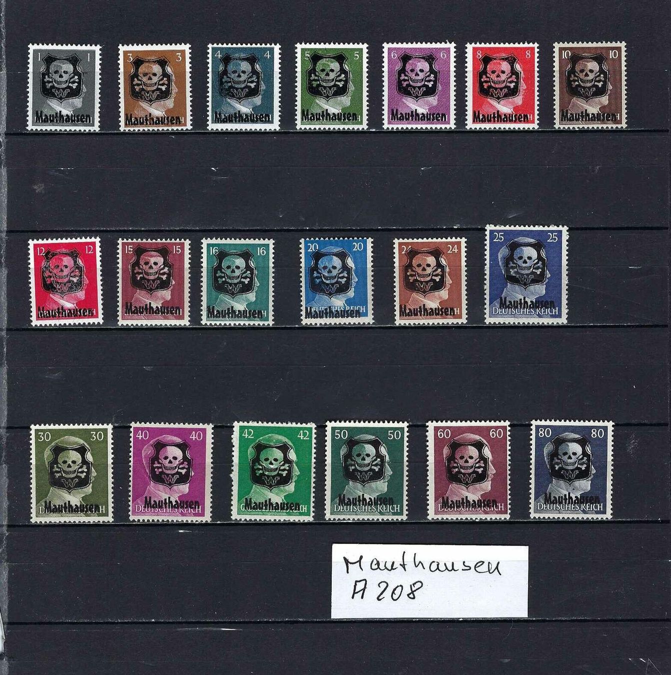 Tutti i francobolli: WKII Besetzung Mauthausen ** – Nuovo e nell'imballaggio originale da Altstätten SG venduto da Nandodax