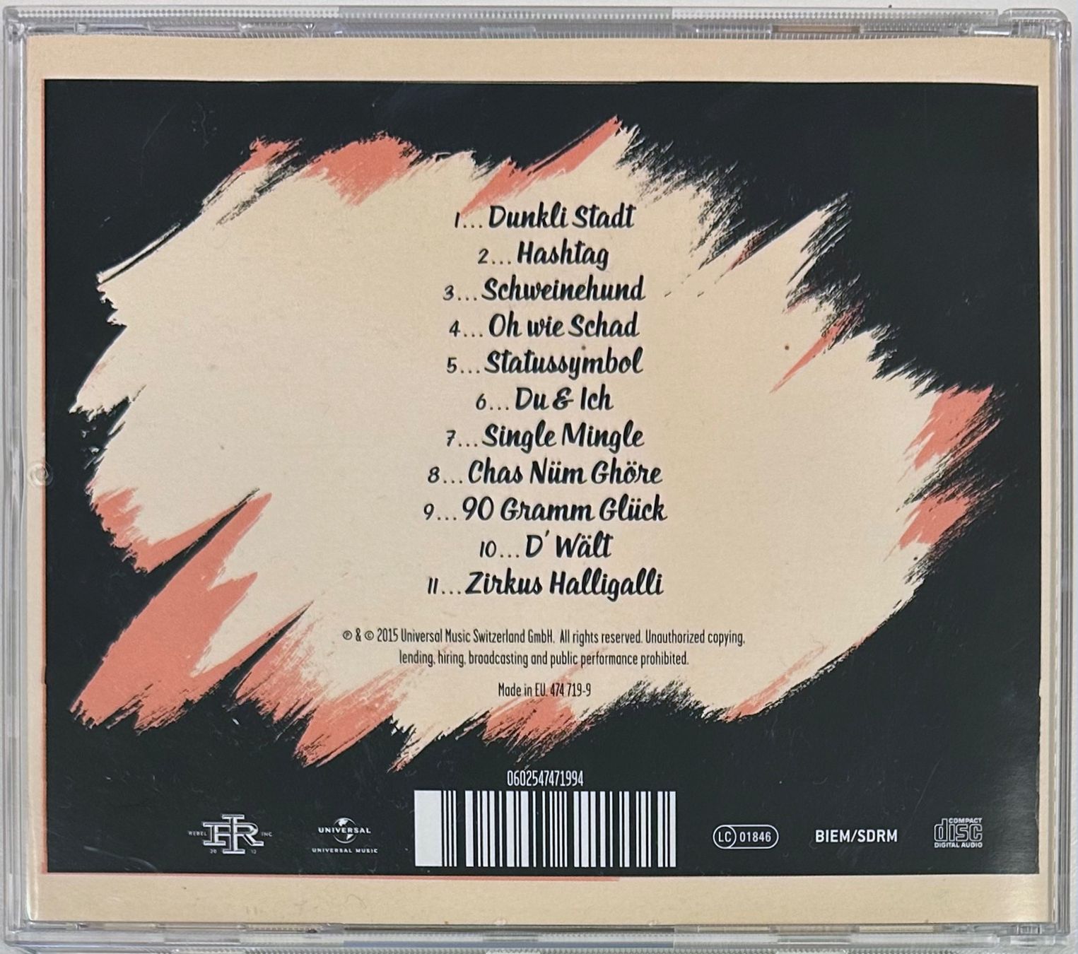 CD: Baschi – Zwüsche Dir Und Mir – Usato da Martigny venduto da jereq 1