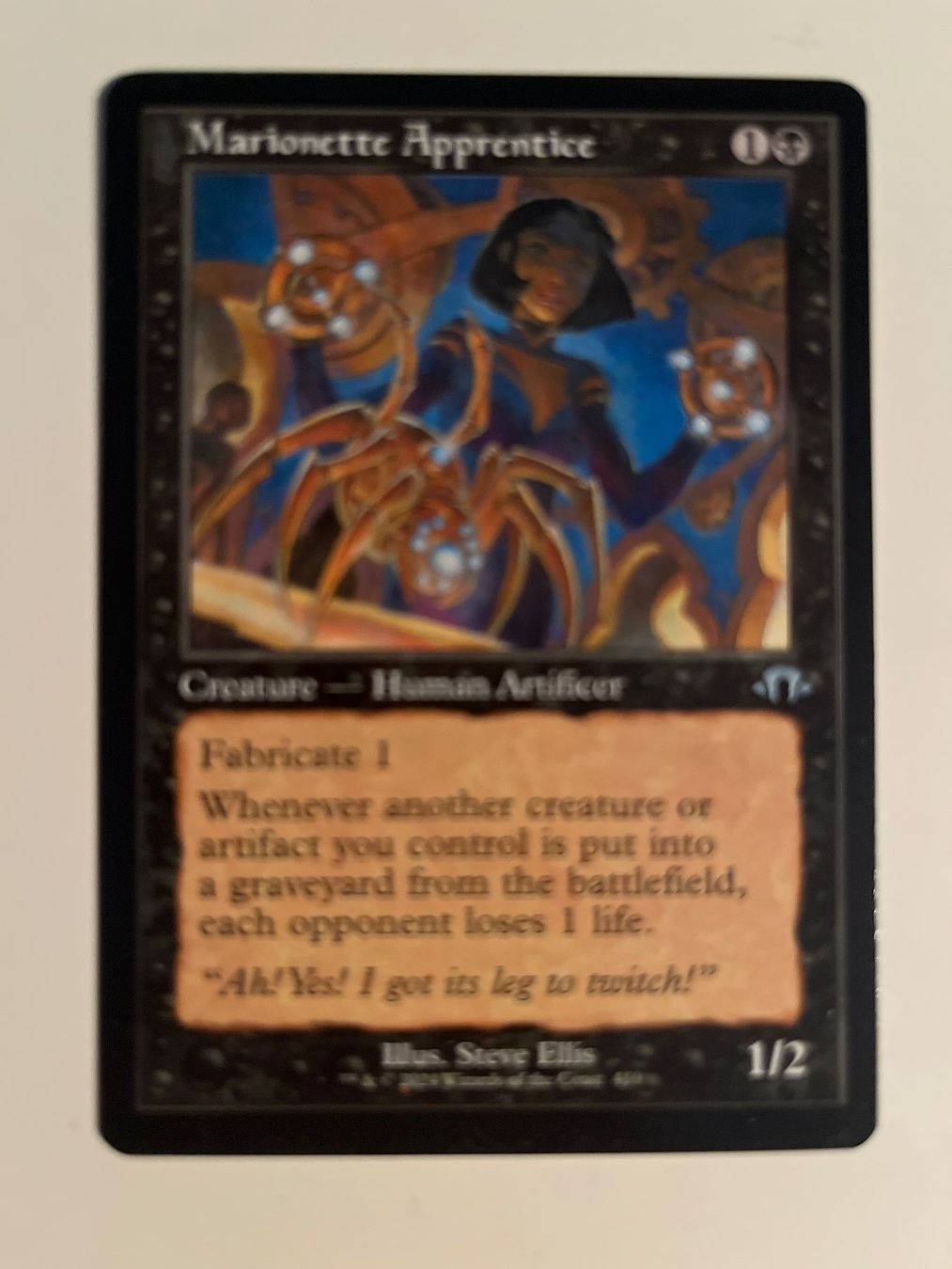 Magic The Gathering Sammelbilder & Trading cards: 1 x Marionette Apprentice - Magic: The Gathering - MtG – Gebraucht aus Kriens von Shadi1980