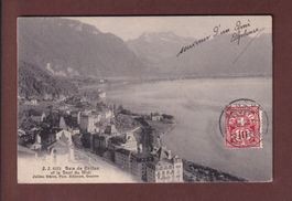 MONTREUX - Chillon - Dents du Midi - 1906