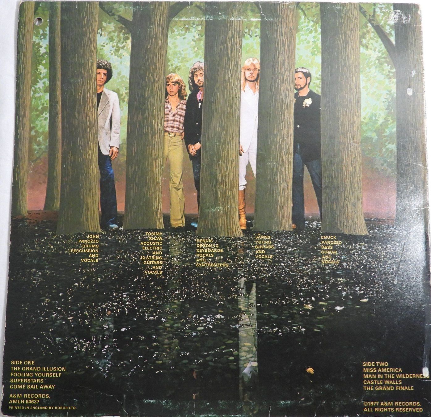 Dischi in vinile: STYX THE GRAND ILLUSION  LP 1977 – Usato da Dübendorf venduto da mar_85sd 1