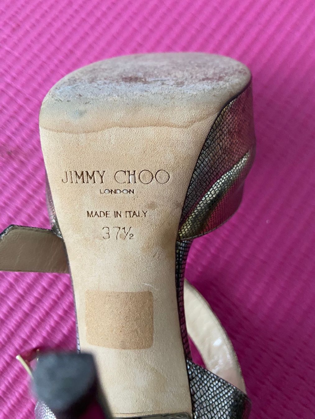 Jimmy Choo Scarpe da donna: Jimmy Choo High Heels in Glitzer-Optik – Usato da Küsnacht ZH venduto da Anrojora 3