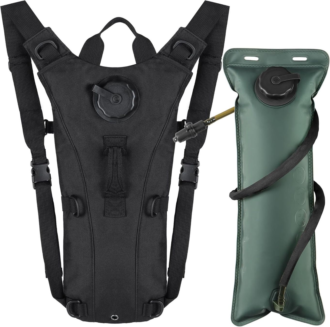 Zaini: Taktischer Trinkrucksack mit 3L Wasserblase – Nuovo e nell'imballaggio originale da Geneve venduto da Titi2008