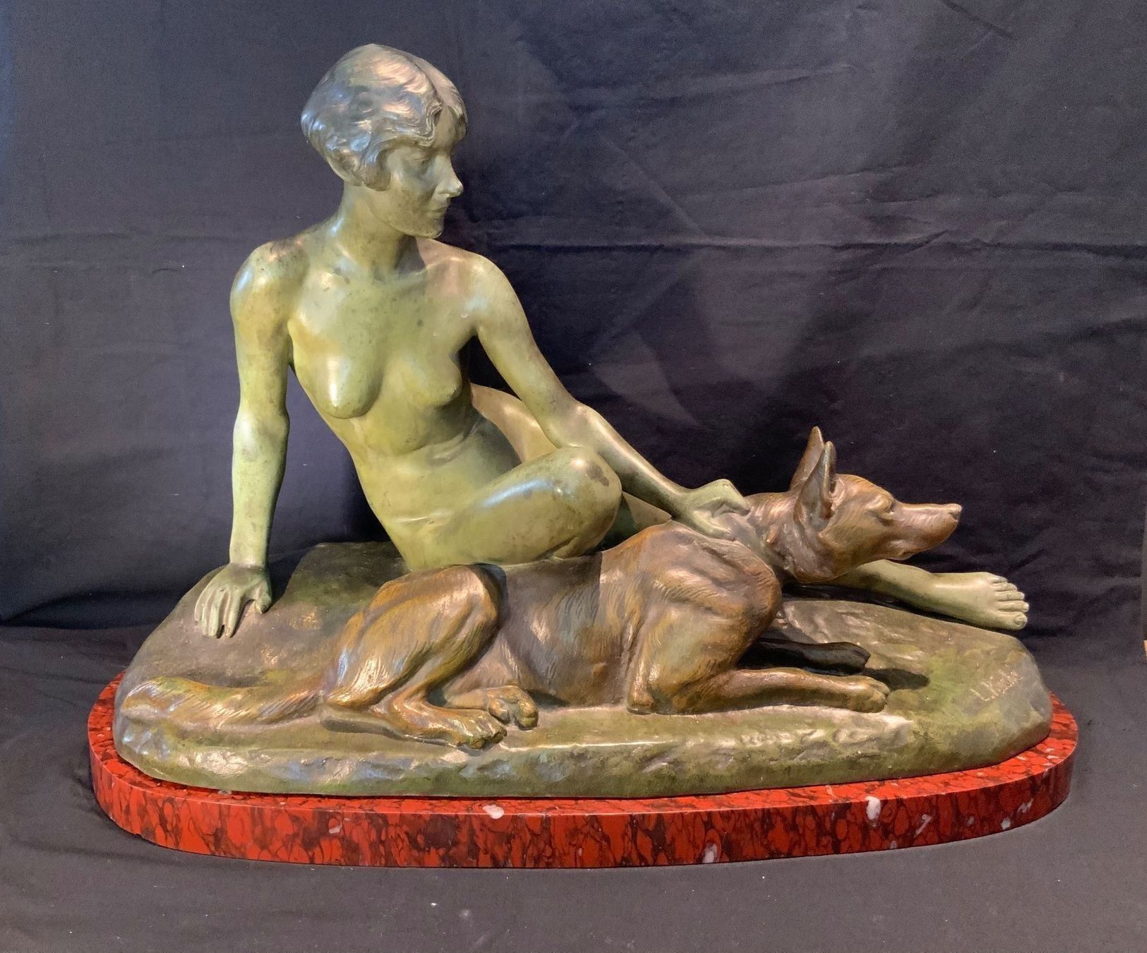 Sculture & Statue: Akt Bronze L. Riché – Usato da La Heutte venduto da Mikeller74 1