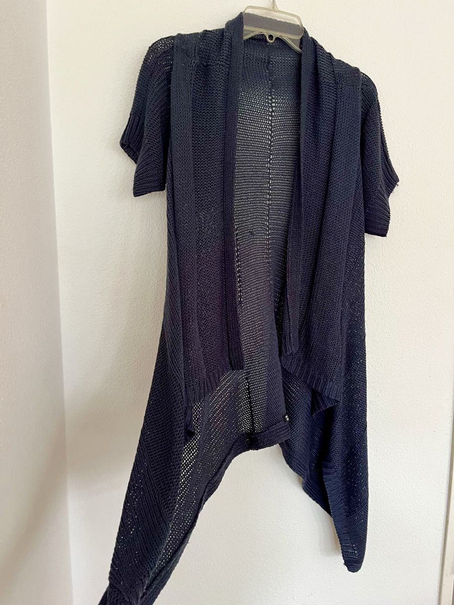 Bolero: Ellen Amber Strickjacke, Grösse M, Dunkelblau – Usato da Basel venduto da JJ.Elena 2
