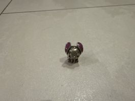 Disney Stitch Charm Anhänger Silber mit Lila Ohren!