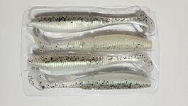 Gummifisch - White/Pearl-Sparkle 15cm