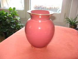 Vase  rot-rosa, Höhe 21 cm