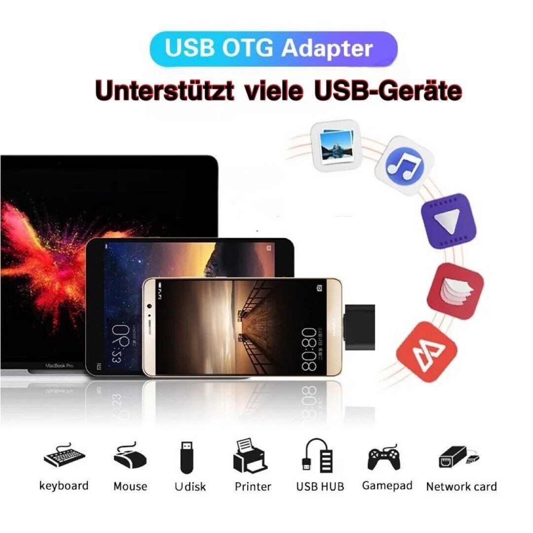 Unità & Adattatore: Buchse USB C auf USB A Adapter handy natel tablet – Nuovo (secondo la descrizione) da Kirchdorf AG venduto da Aarereussshop 6