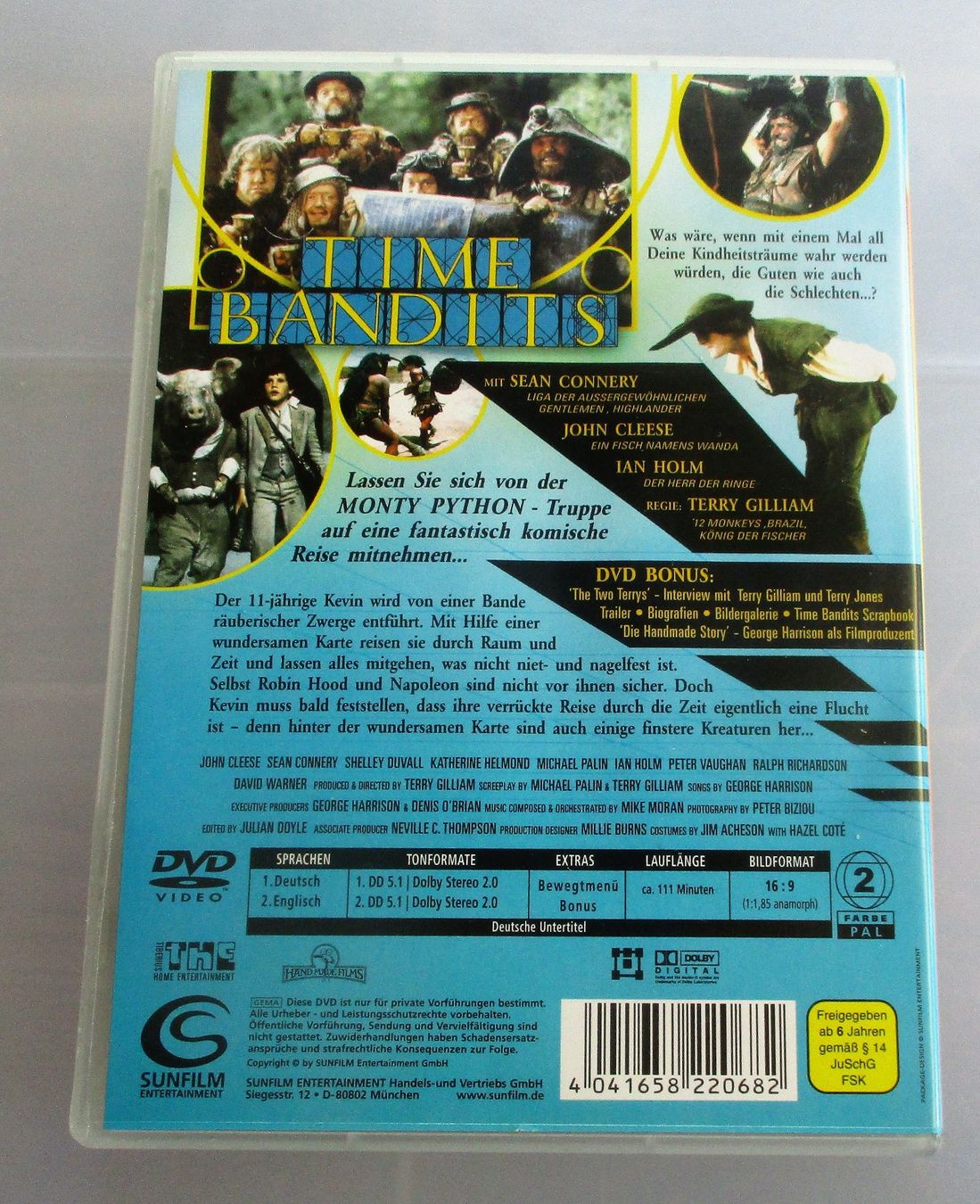 Alle DVDs: TIME BANDITS - Terry Gilliam/Sean Connery – Gebraucht aus Wattwil von Muriel10 1