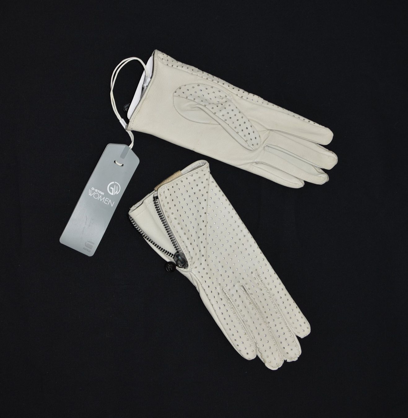 Guanti & manicotti: G Star Raw  Damen Handschuhe / Echtes Leder/beige /Gr.S – Nuovo e nell'imballaggio originale da Wohlenschwil venduto da EddieS-Outlet 7