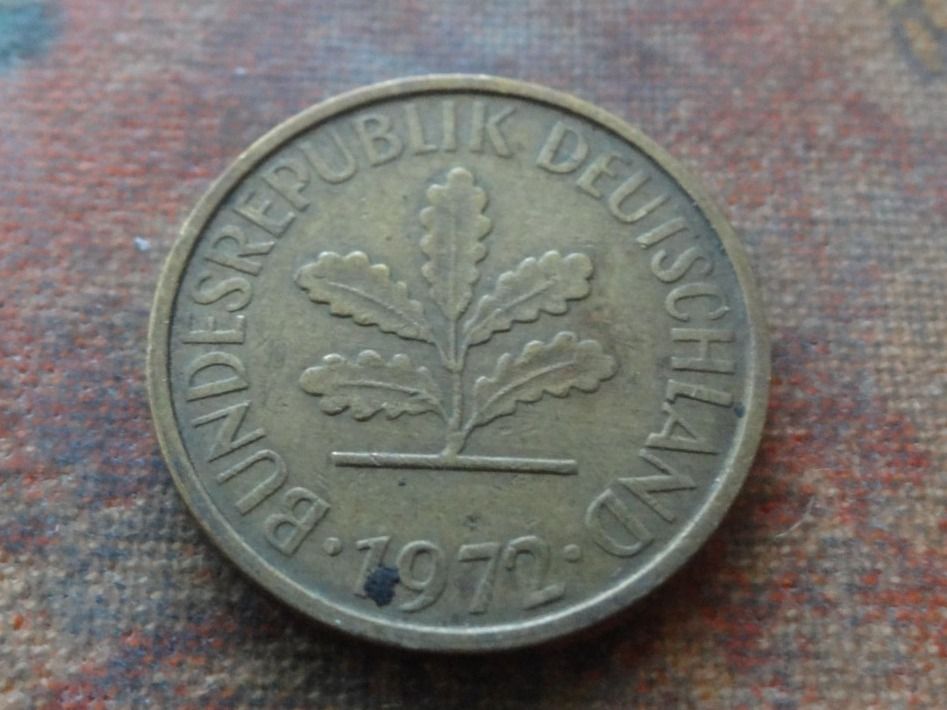 Tutti le monete: DEUTSCHLAND 5 Pfennig 1972 – Usato da Romanel-sur-Lausanne venduto da Swift13