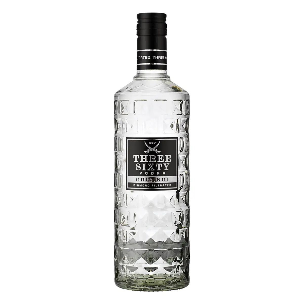 Bevande alcoliche: Three Sixty Vodka 70cl – Nuovo e nell'imballaggio originale da Bülach venduto da RockBottomOffTheRamp
