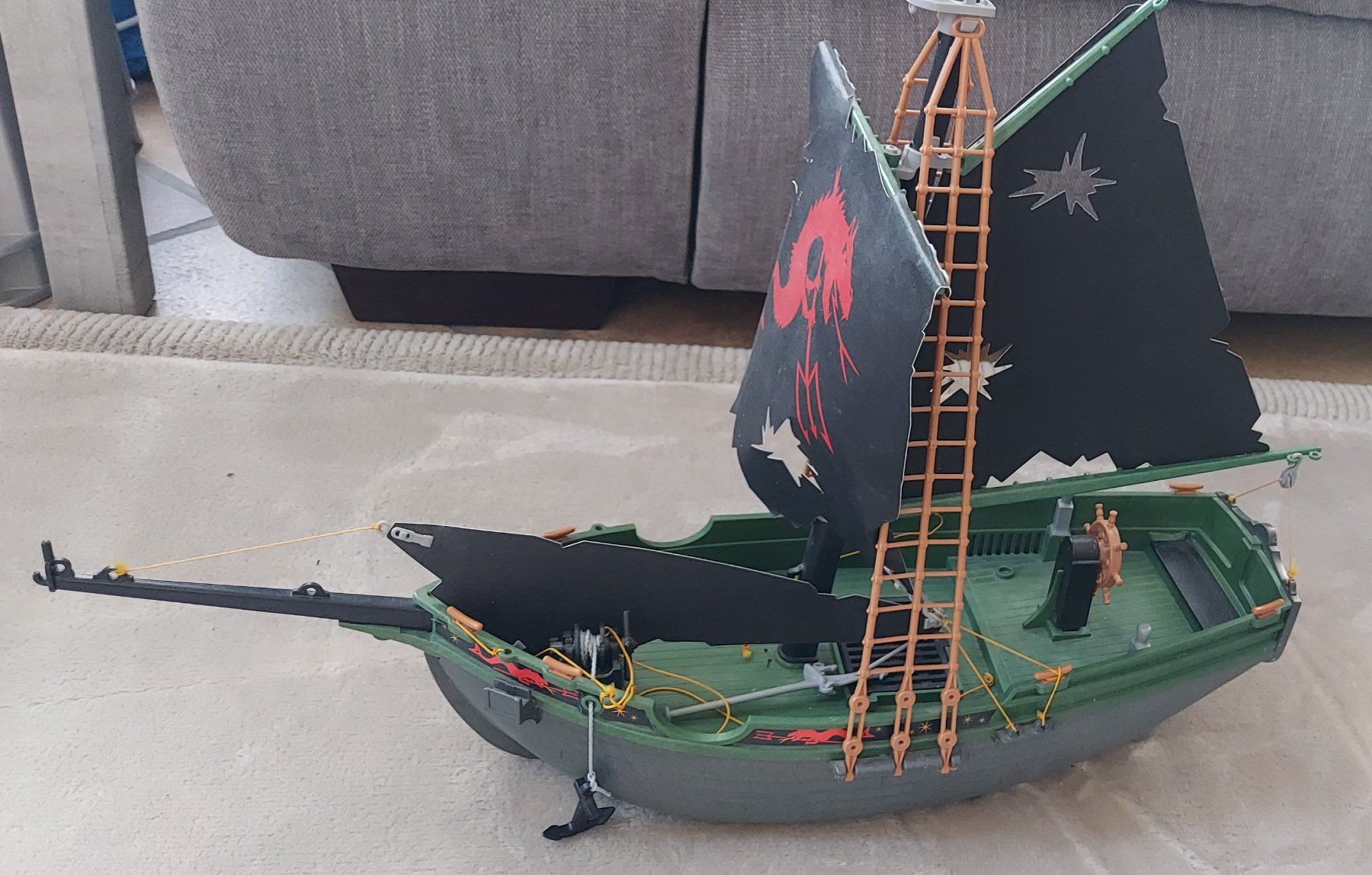 Playmobil Giocattoli: Piratenschiff mit Versteck, Mammuthöhle – Usato da Läufelfingen venduto da Rubine