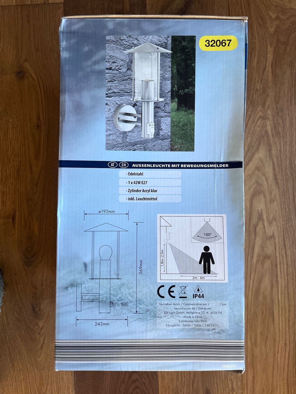 Lampade: Schöne Edelstahl Aussenleuchte, +++NEU+++ ! – Nuovo e nell'imballaggio originale da Büsserach venduto da Cabstardwarf3 8