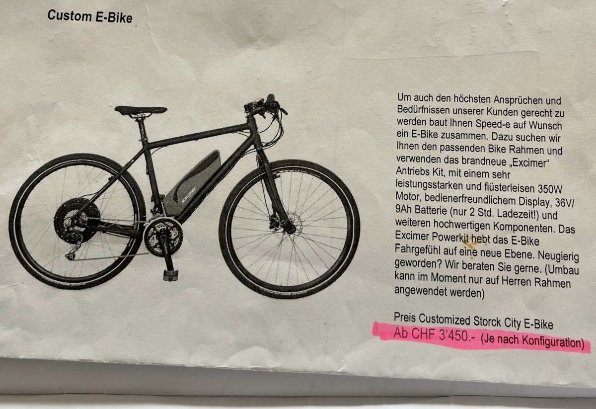 Veicoli elettrici: E-Bike Multitask 350W gebraucht – Usato da Niederbipp venduto da Wilma_ruh 5