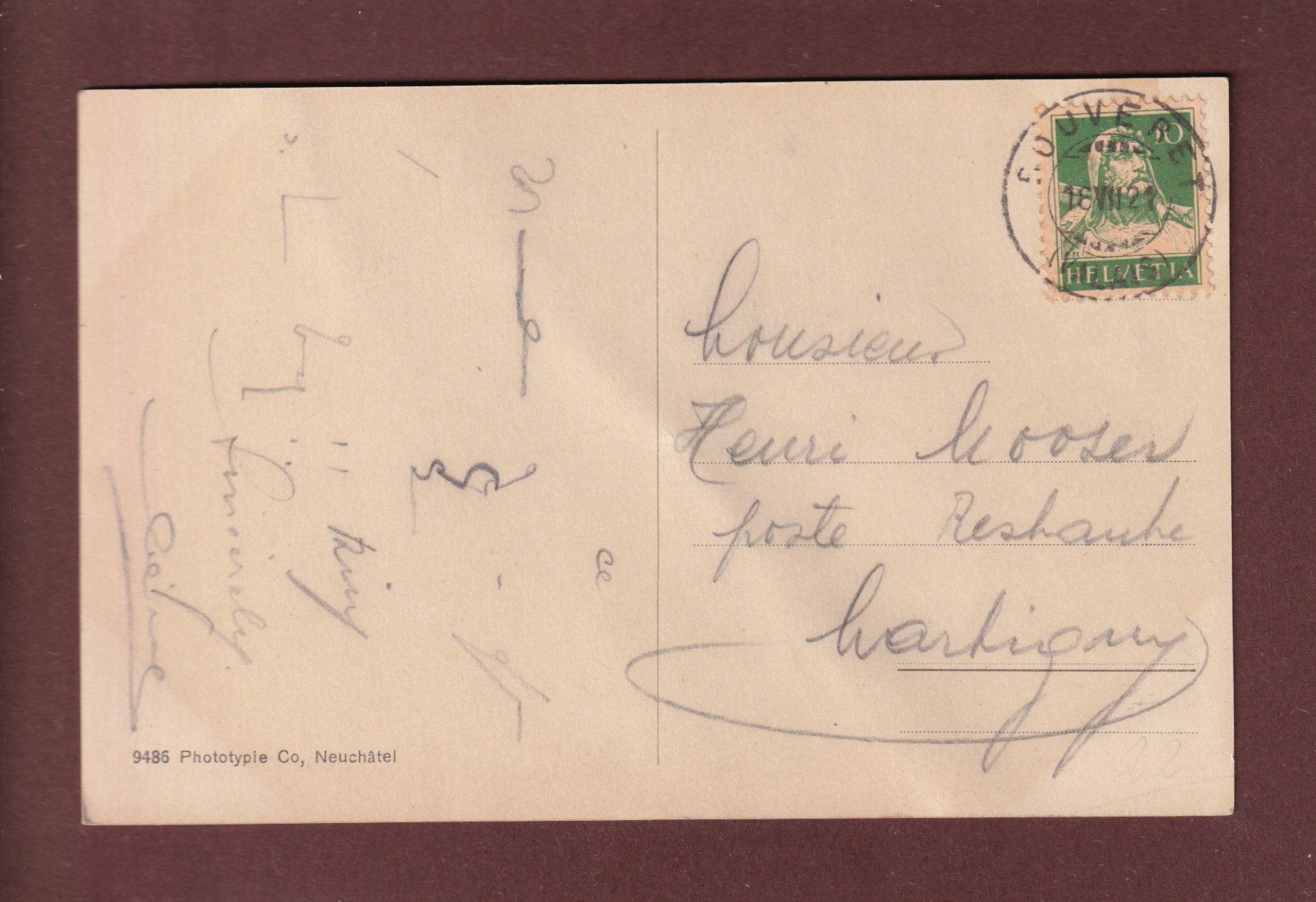 Cartoline postali: LE BOUVERET - Bateau CGN - 1921 // pli // – Usato da Pully venduto da nicecards 1