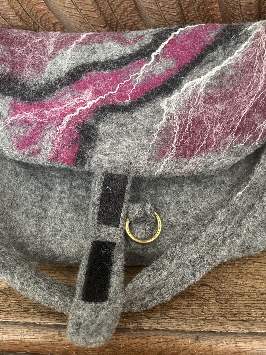Borse da donna: Filztasche, Pink/ Grau – Usato da Uetikon am See venduto da erz13 5
