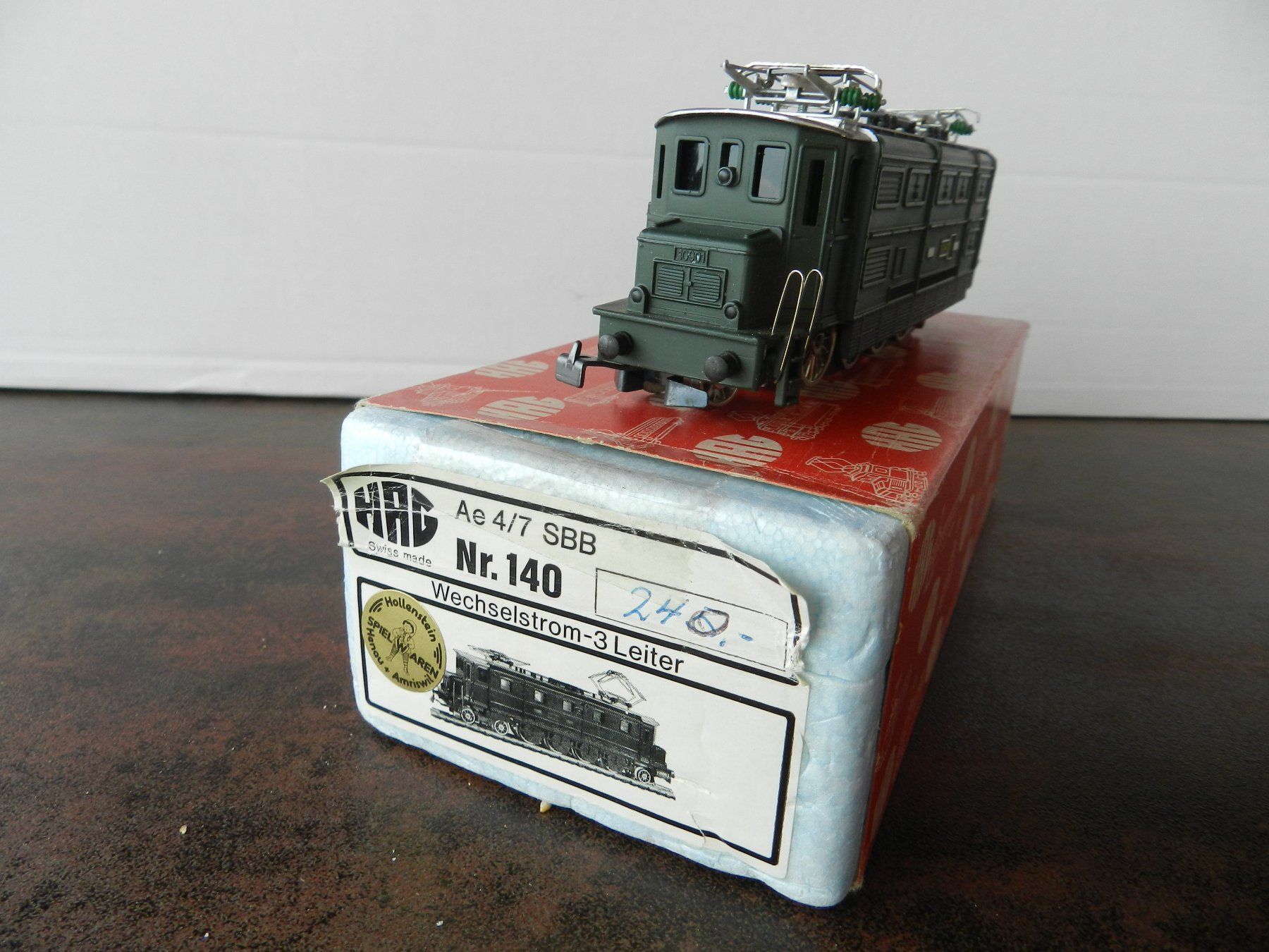 Hag Modellini di ferrovie: H0 AC HAG E-Lok Ae 4/7 SBB – Nuovo (secondo la descrizione) da Arzier-Le Muids venduto da elocin83 1