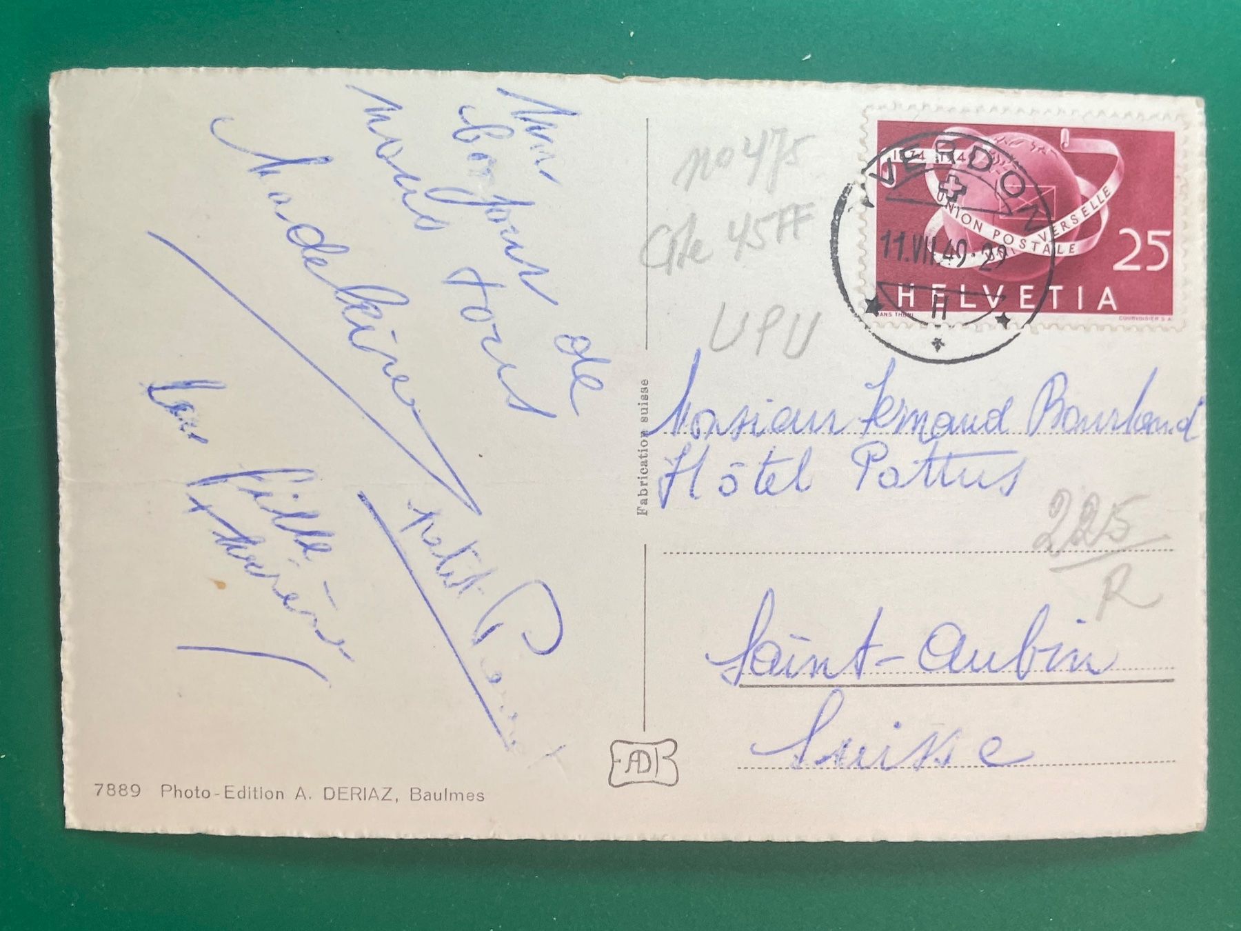 Cartoline postali: Yverdon - le Château – Usato da Steg VS venduto da danwer74 1