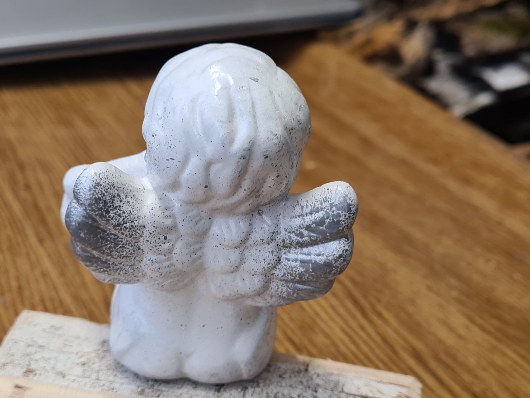 Statuette: Engelsfigur Kantenhocker, 10 x 6 cm – Usato da Amriswil venduto da kleindeko 2