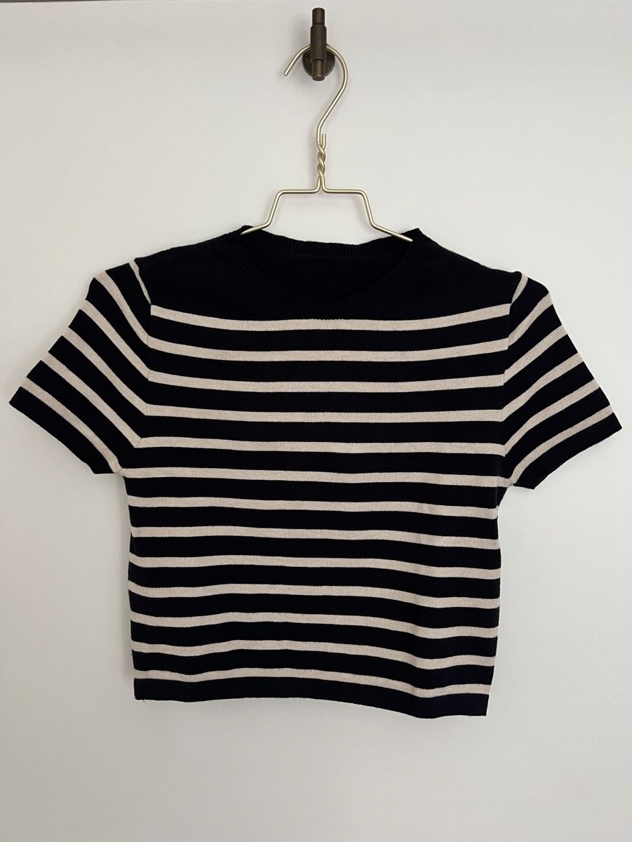 Top: Top knitted shirt striped  NEW – Nuovo e nell'imballaggio originale da Zürich venduto da eve_m2gr