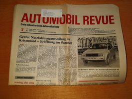 Oldtimer Magazin "Automobil Revue" 1976