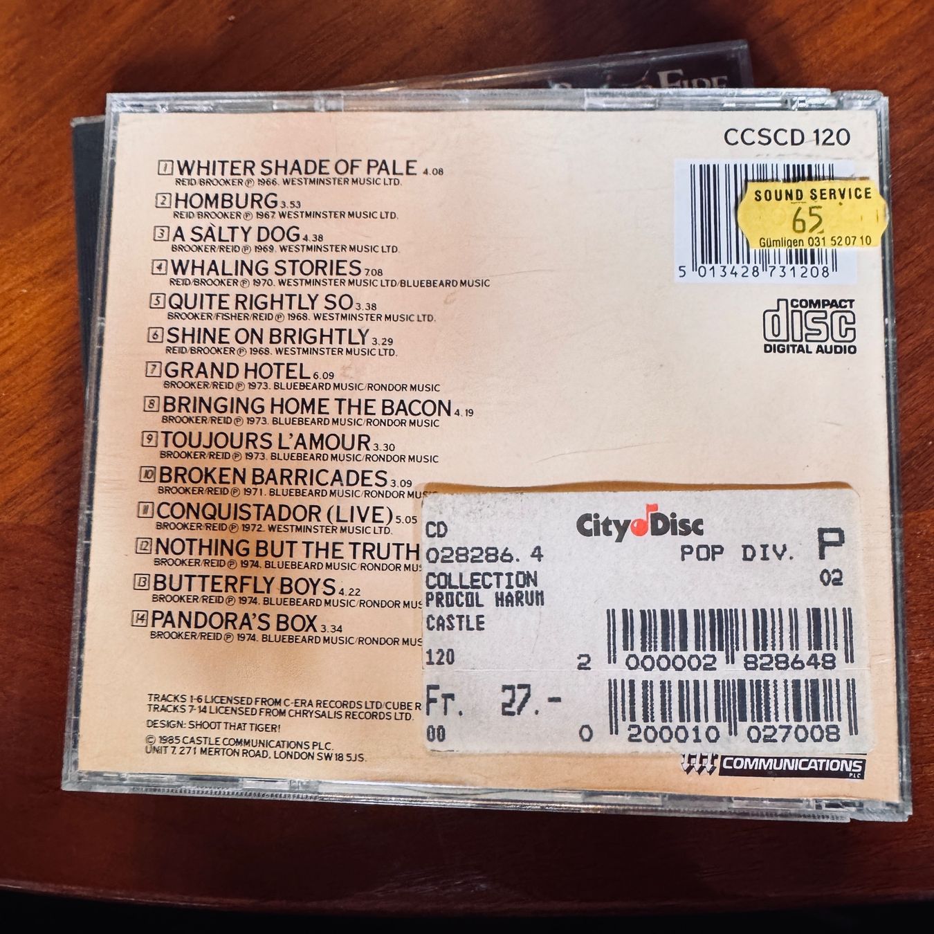 CD: Procol Harum The Collection CD, sehr gut erhalten – Usato da Merligen venduto da barratt 1