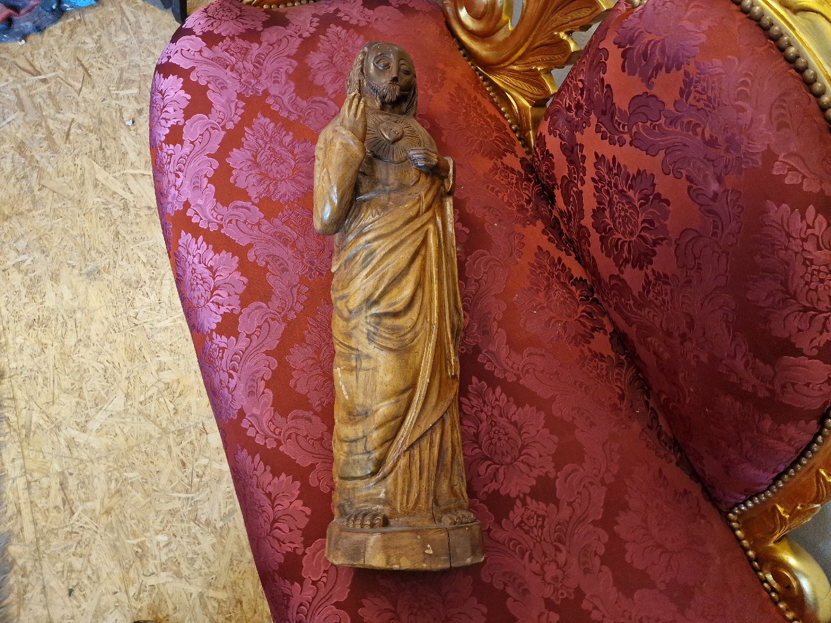 Statuette: heilige holz Figur – Usato da Mettlen venduto da elios0888