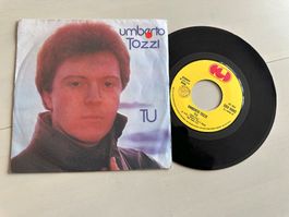 UMBERTO TOZZI tolle Singles Kult Hits Tu Italy Pressung