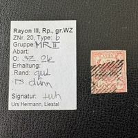 Rayon III 1852, gestempelt, geprüft