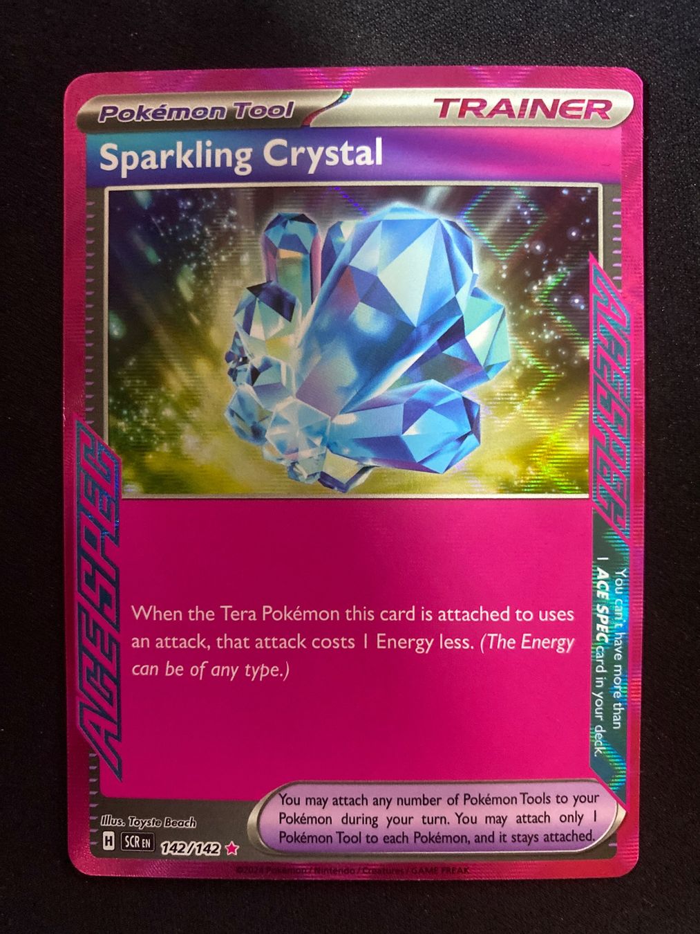 Pokémon Carte collezionabili: Sparkling Crystal 142 - ACE Rare - Stellar Crown EN – Nuovo (secondo la descrizione) da Hausen AG venduto da Shrade