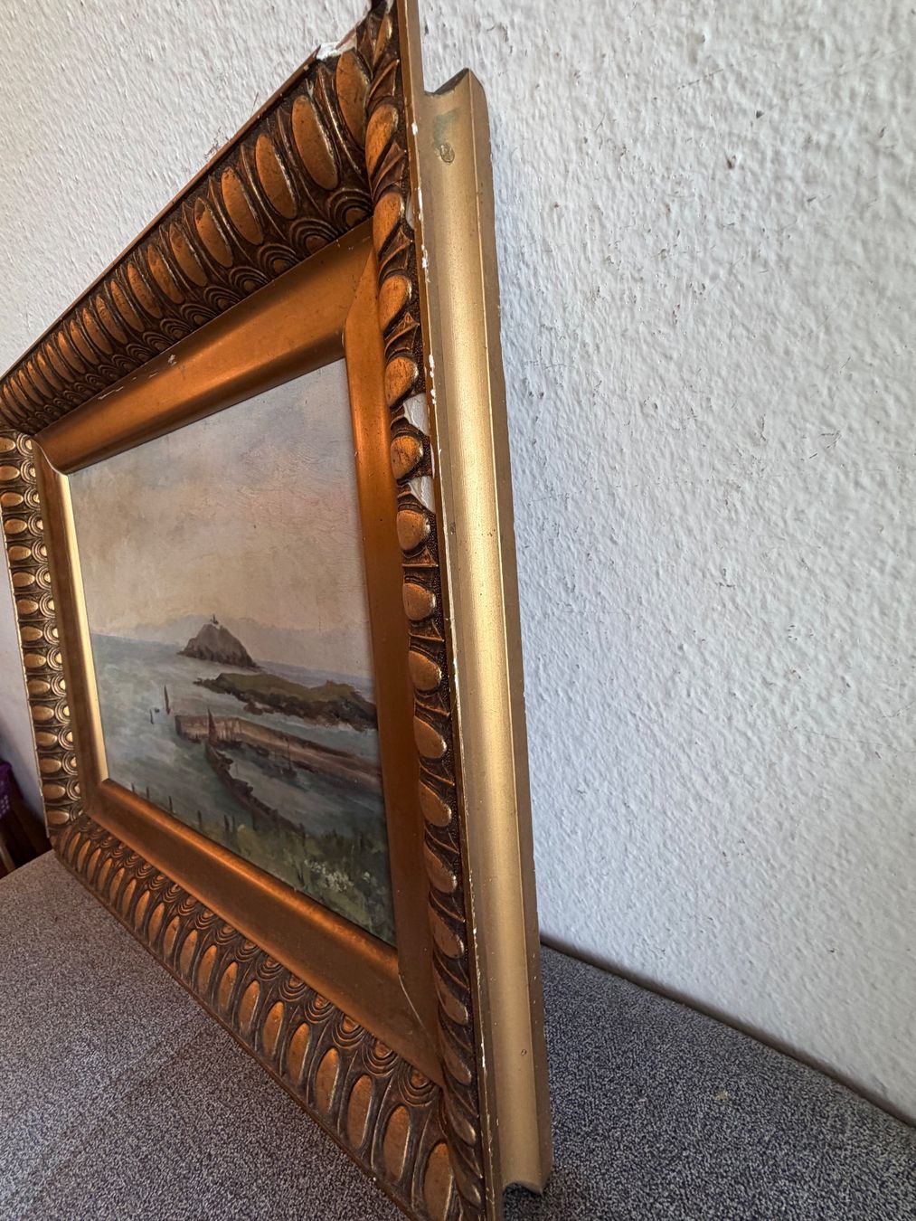 Dipinti: ein Vintage- oder antik gerahmtes Ölgemälde – Usato da Basel venduto da PAUL_ART 6