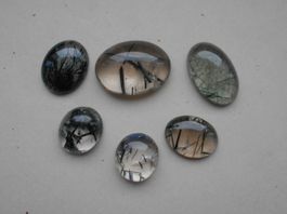 Rutilquarz Cabochon Brasilien ct. 140 / Schmuck Edelstein