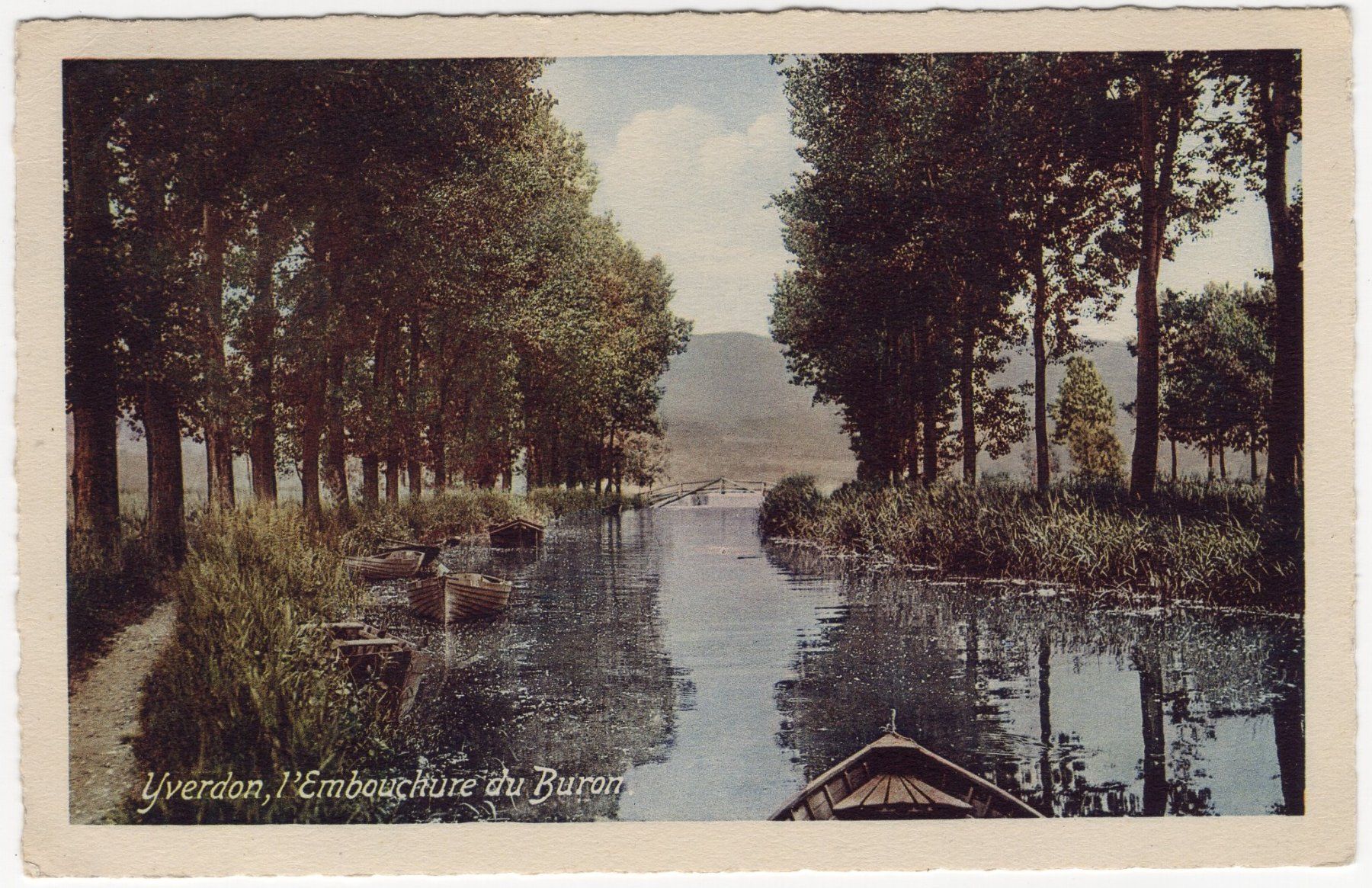 Cartoline postali: Yverdon, l'Embouchure du Buron – Usato da Eglisau venduto da Chperfins