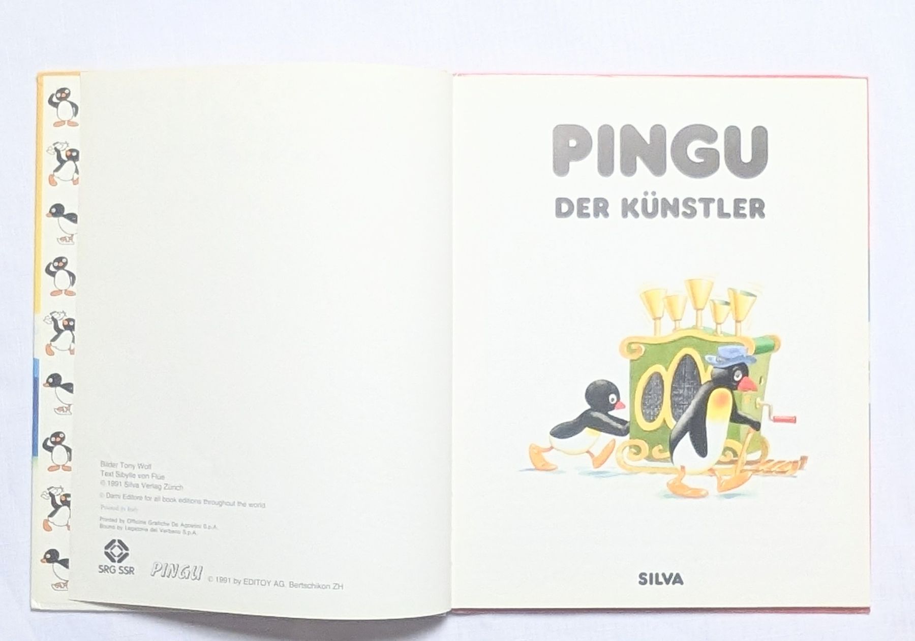 Bücher: Pingu der Künstler - Silva Verlag - 1991 – Neu (gemäss Beschreibung) aus Wängi von ABIZONE-86 1