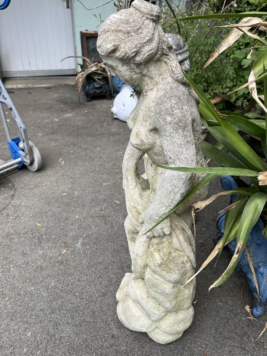 Statuette: Garten Statue, Stein Figur,  91 cm, ca 50!Kg – Usato da Buchs ZH venduto da JPK7 1